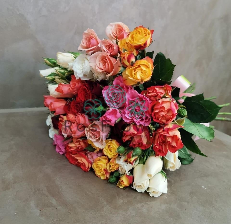 Букет цветов из: Розы в Сергиевской