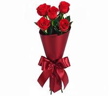 Букет 5 Красных роз Эдлесс Лав в Сергиевской