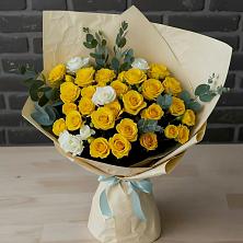 Букет цветов из:  Розы в Сергиевской
