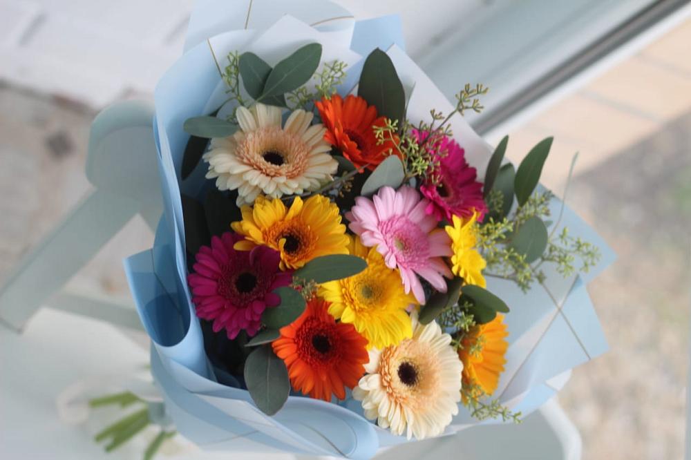 Букет цветов из: Герберы в Сергиевской