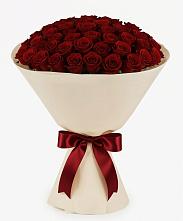Букет 101 Бордовая роза Блэк Бакарра в Сергиевской