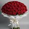Букет 101 Красная роза Блэк Мэджик в Сергиевской