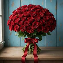 Букет Красные розы Блэк Меджик в Сергиевской