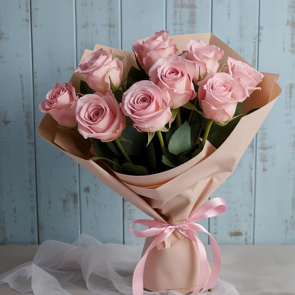 Букет цветов из: Розы в Сергиевской