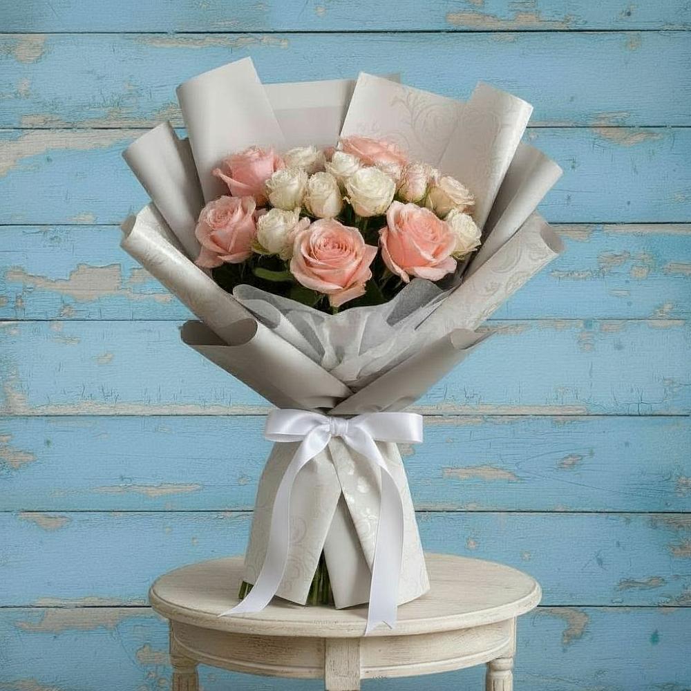 Букет цветов из: Розы в Сергиевской