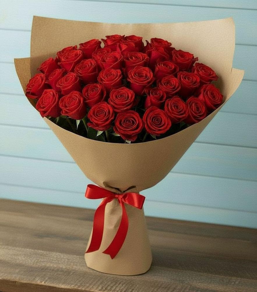 Букет Красные розы Милано в Сергиевской