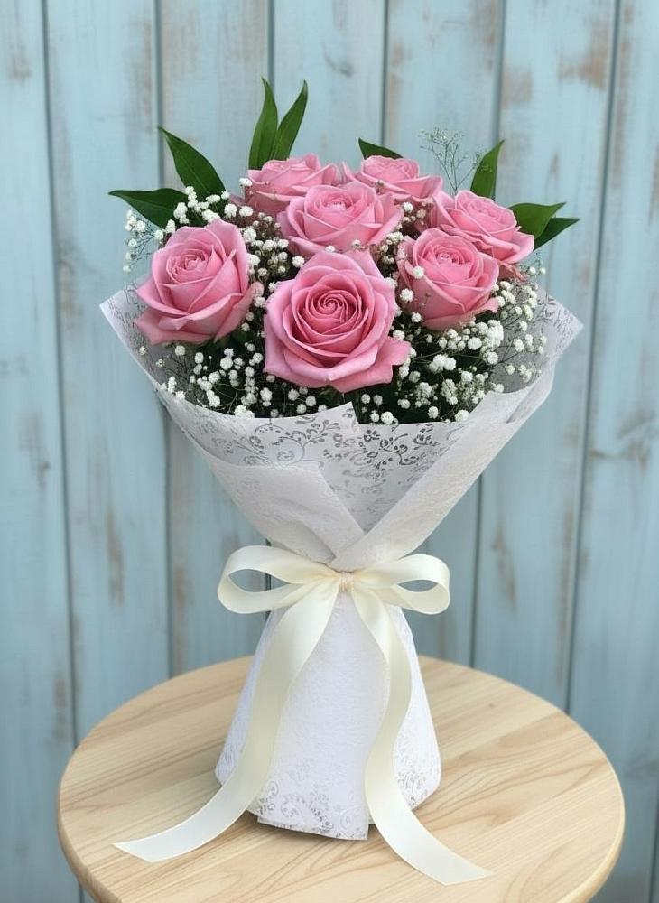 Букет цветов из: Розы в Сергиевской