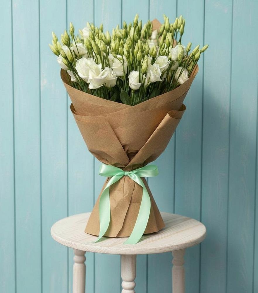 Букет цветов из: Лизиантусы в Сергиевской