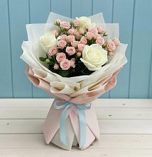Букет цветов из:  Розы в Сергиевской
