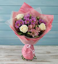 Букет цветов из:  Герберы в Сергиевской