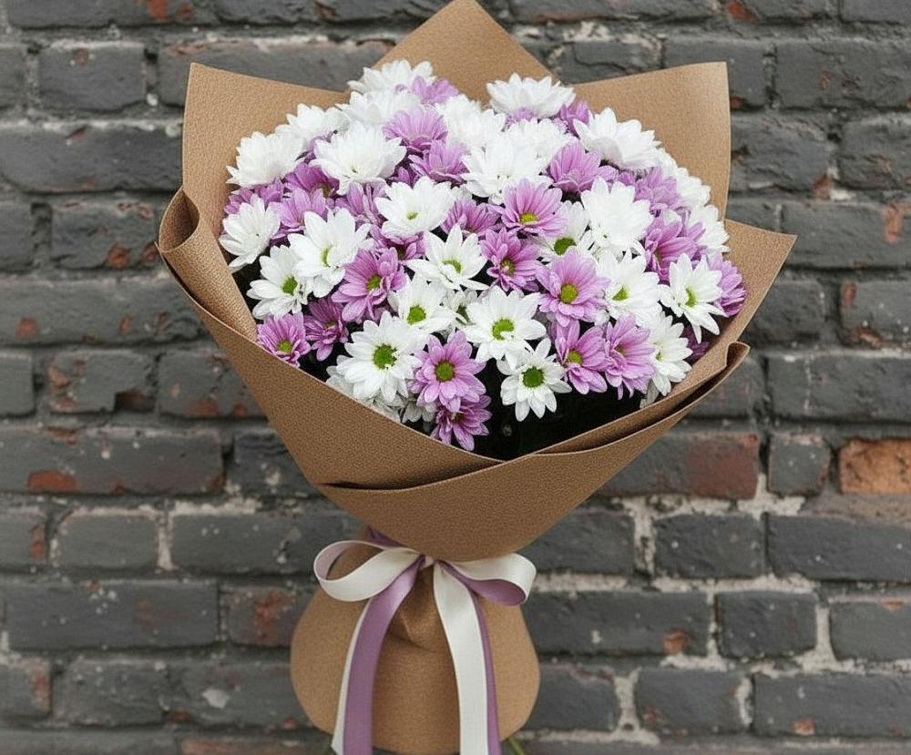 Букет цветов из: Хризантемы в Сергиевской