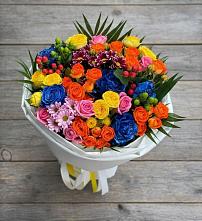 Букет цветов из:  Розы и Хризантемы в Сергиевской