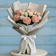 Букет цветов из:  Розы в Сергиевской