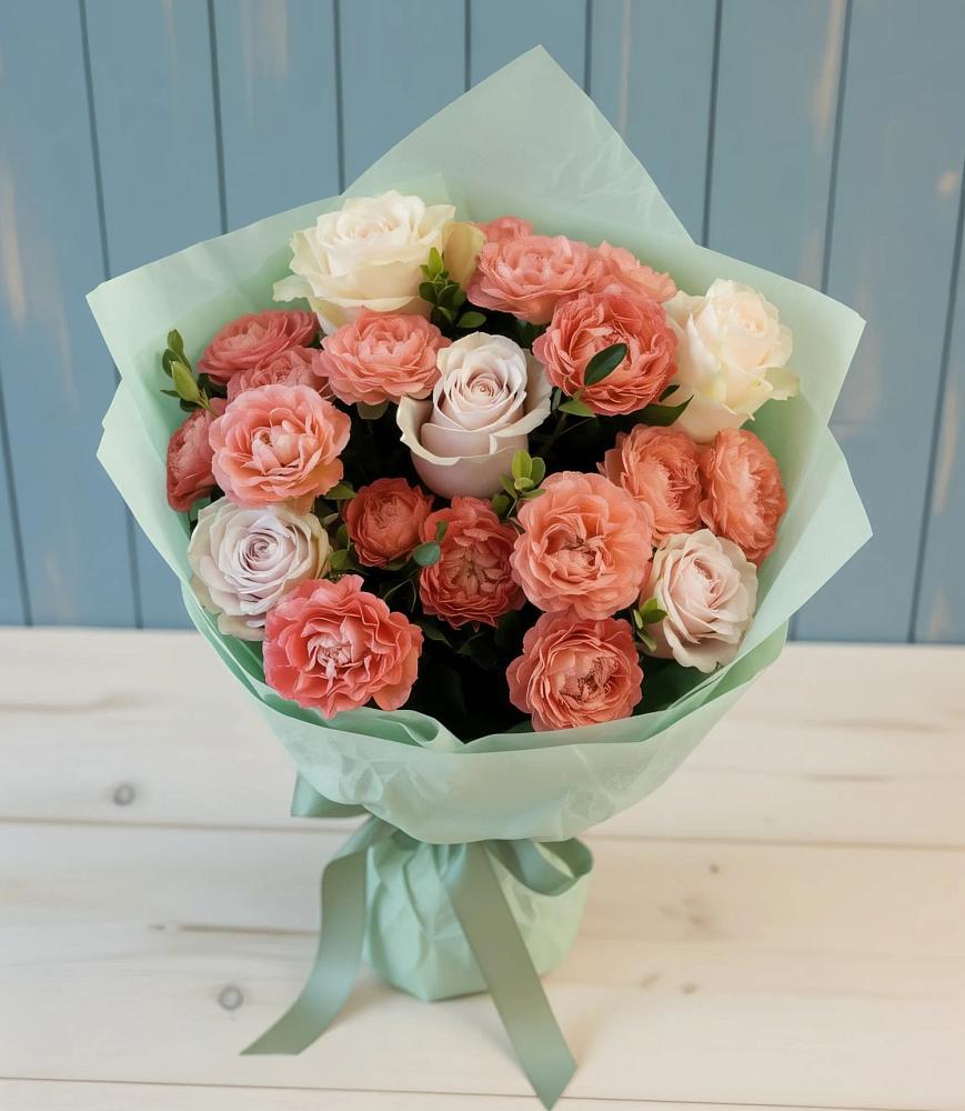 Букет цветов из: Розы в Сергиевской