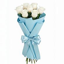 Букет 7 белых роз Проуд #REPLACE_PRED# Сергиевской