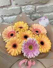 Букет цветов из:  Герберы #REPLACE_PRED# Сергиевской