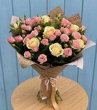Букет цветов из:  Розы в Сергиевской