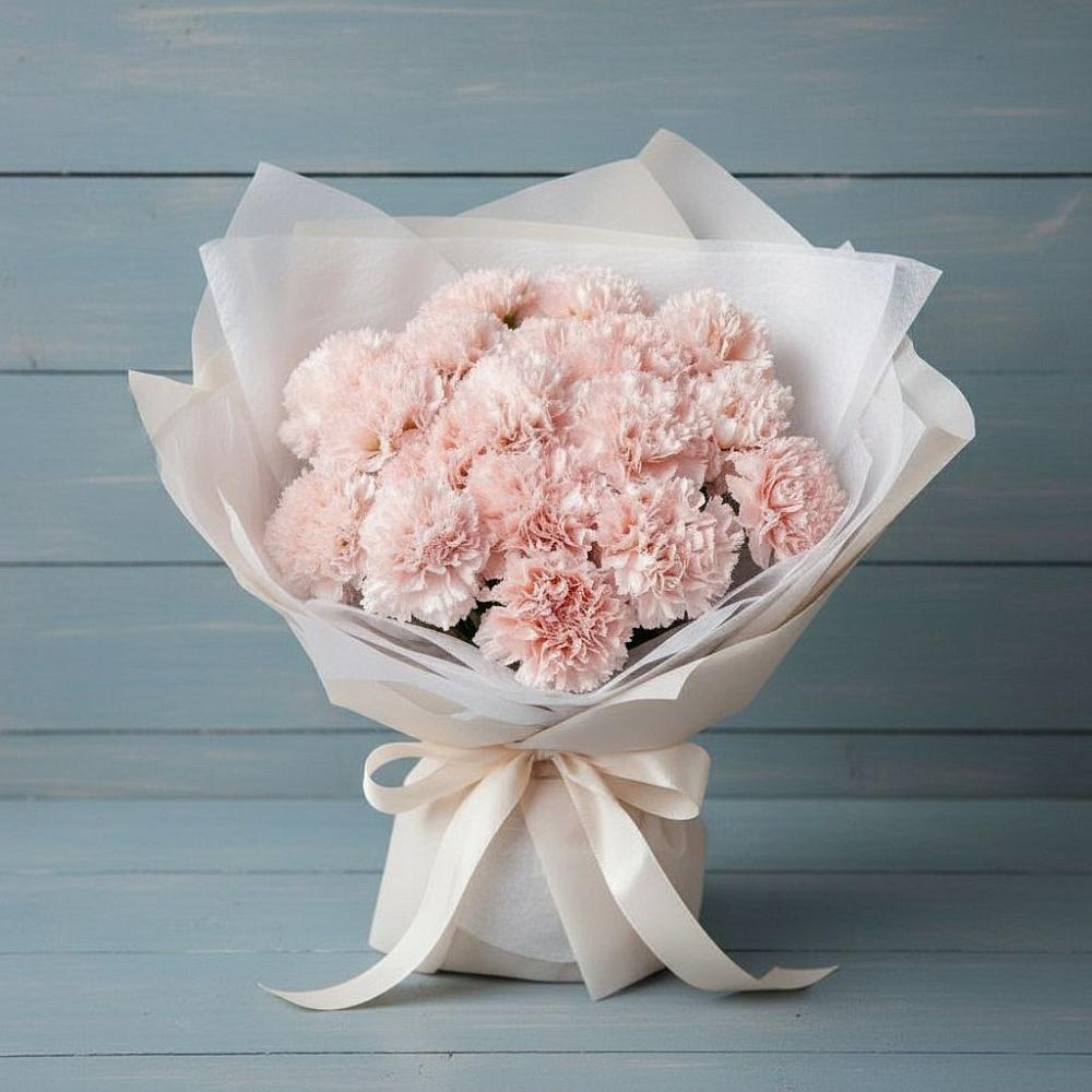 Букет цветов из: Гвоздики в Сергиевской