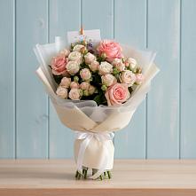 Букет цветов из:  Розы в Сергиевской