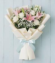 Букет цветов из:  Лилии в Сергиевской